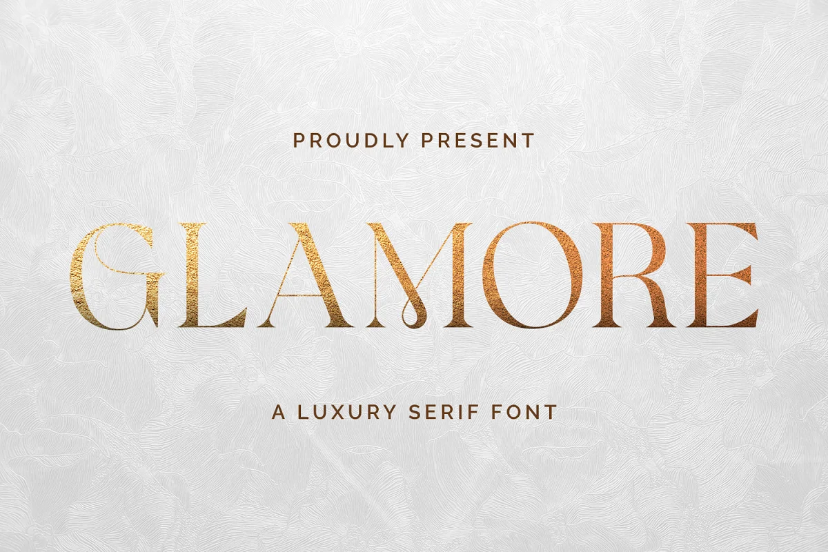 Glamore Luxury Display Serif Font Family Free Download