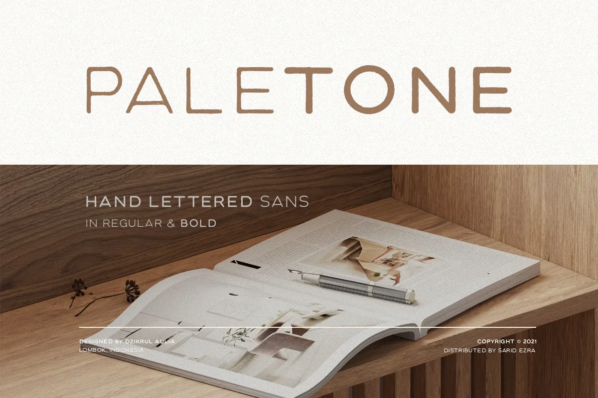 Paletone Hand Lettered Sans Font Family Free Download