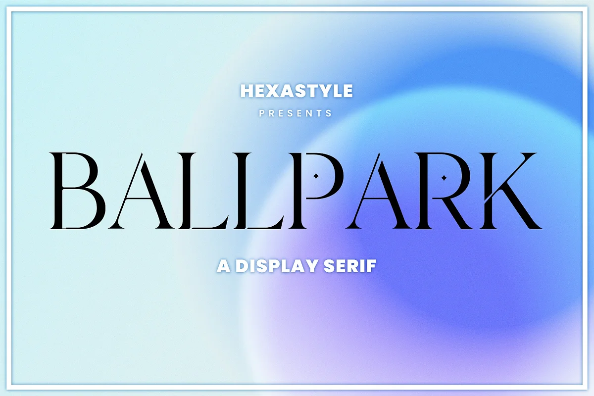 BALLPARK MODERN Font Family Free Download