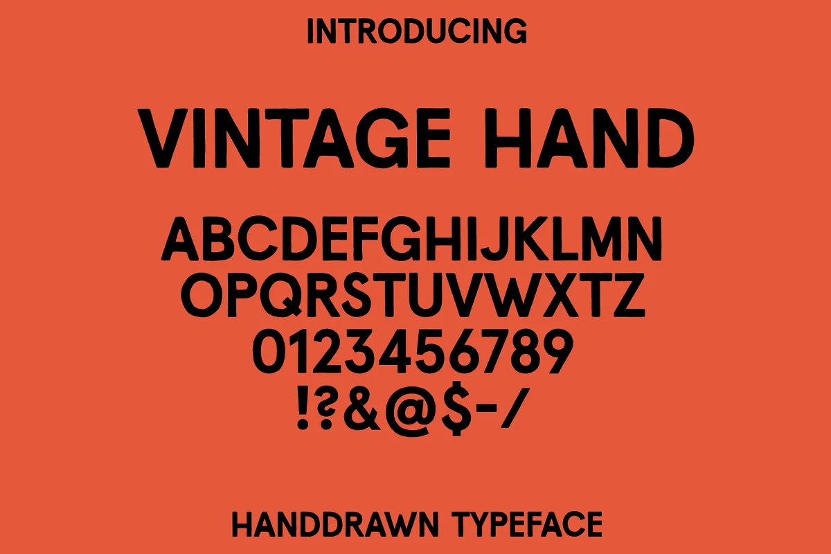 Vintage Hand Font Family Free Download