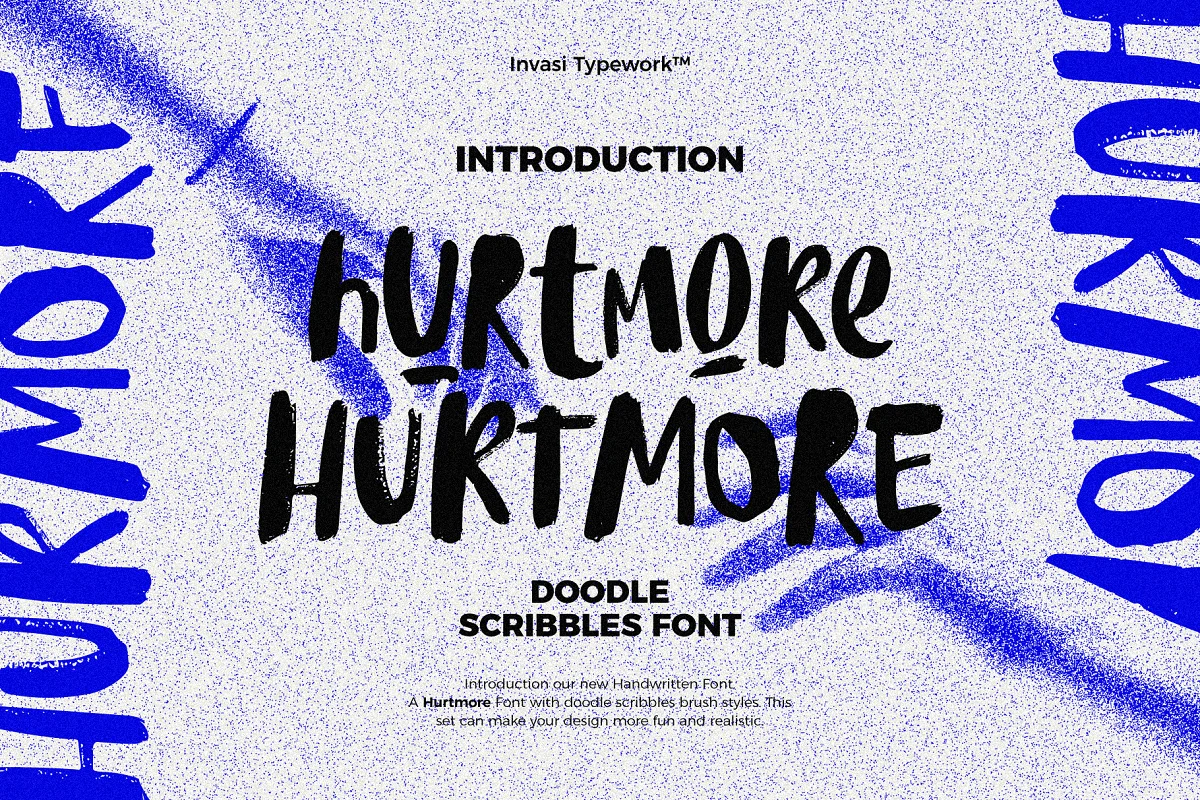 Hurtmore Scribbles Font Family Free Download