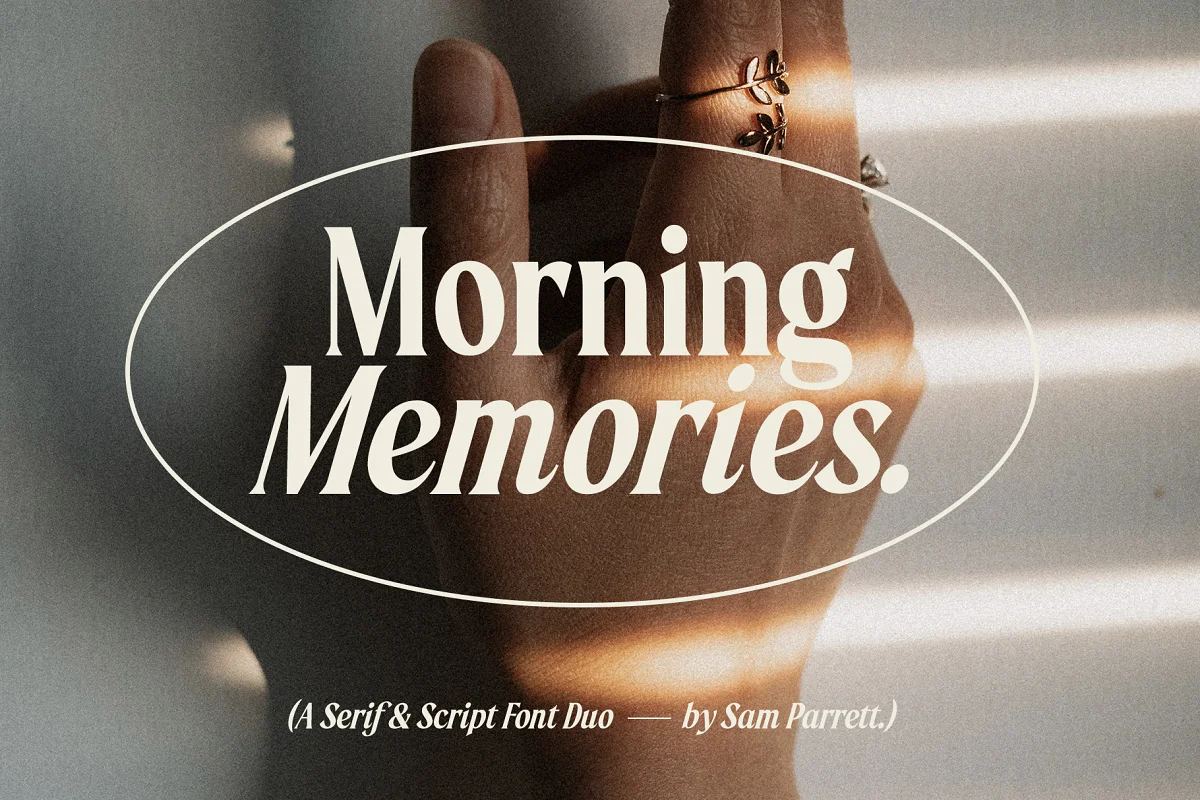Morning Memories Serif Script Font Family Free Download