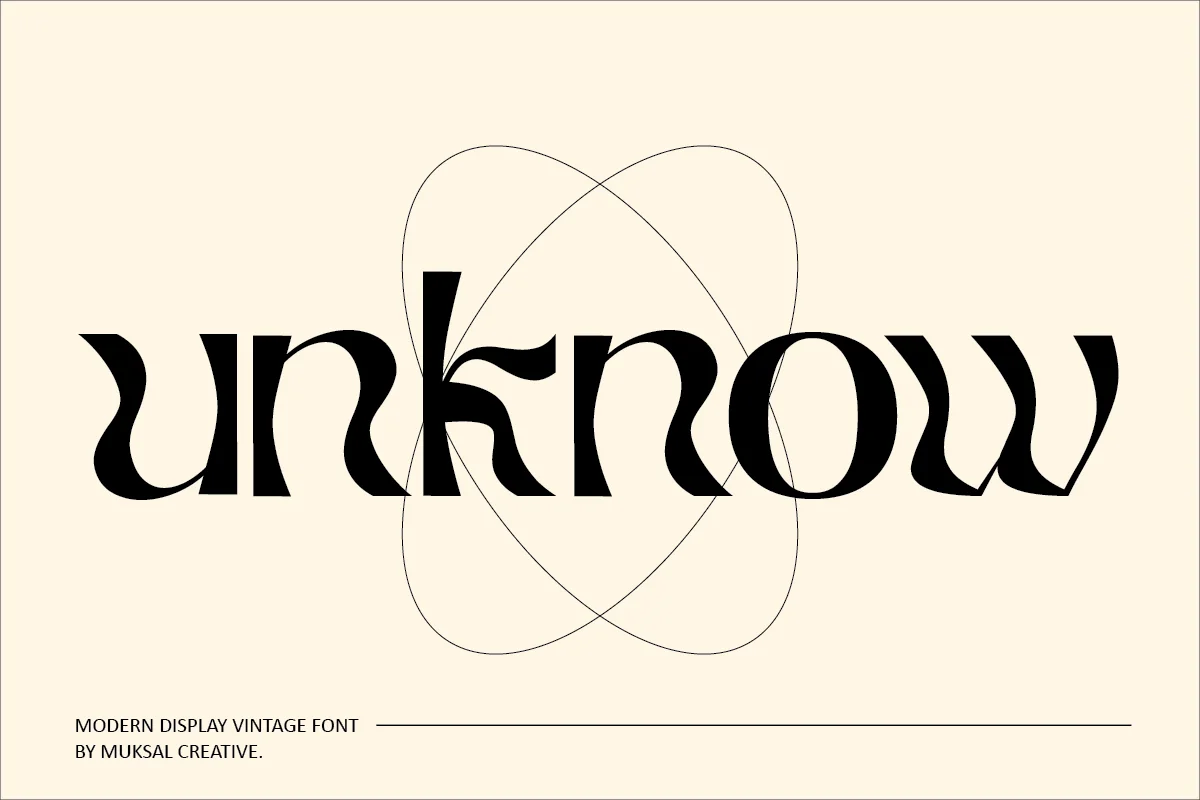 unknow Font Family Free Download