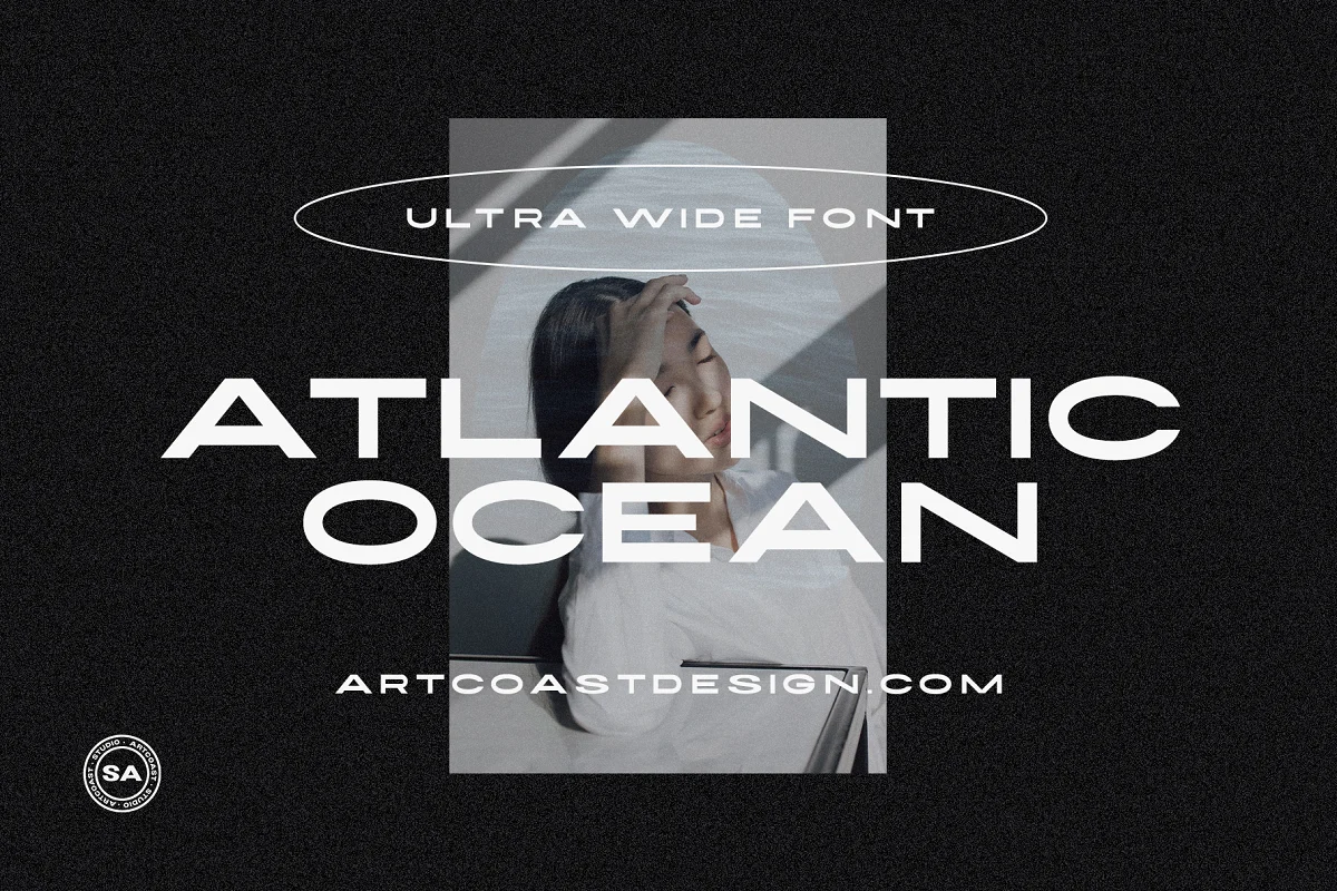 Atlantic Ocean Ultra Wide Font Family Free Download