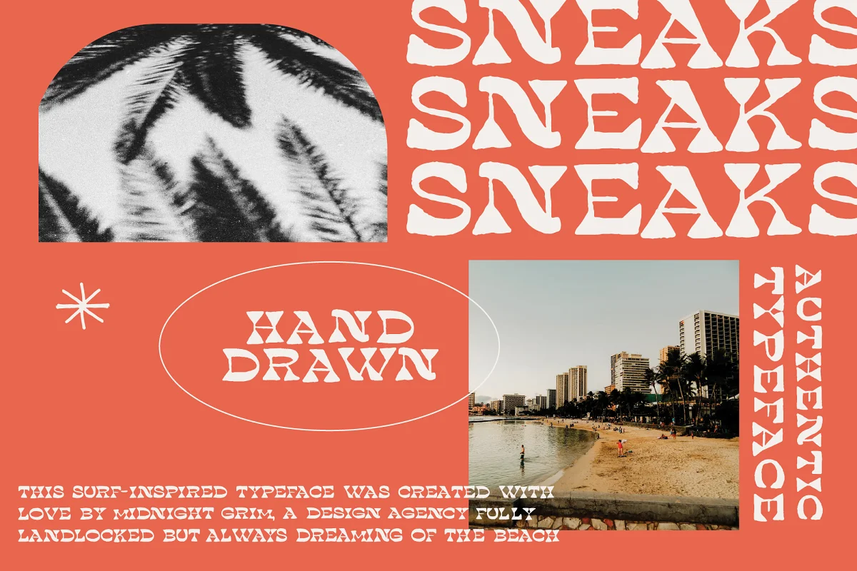 Sneaks Display Font Family Free Download