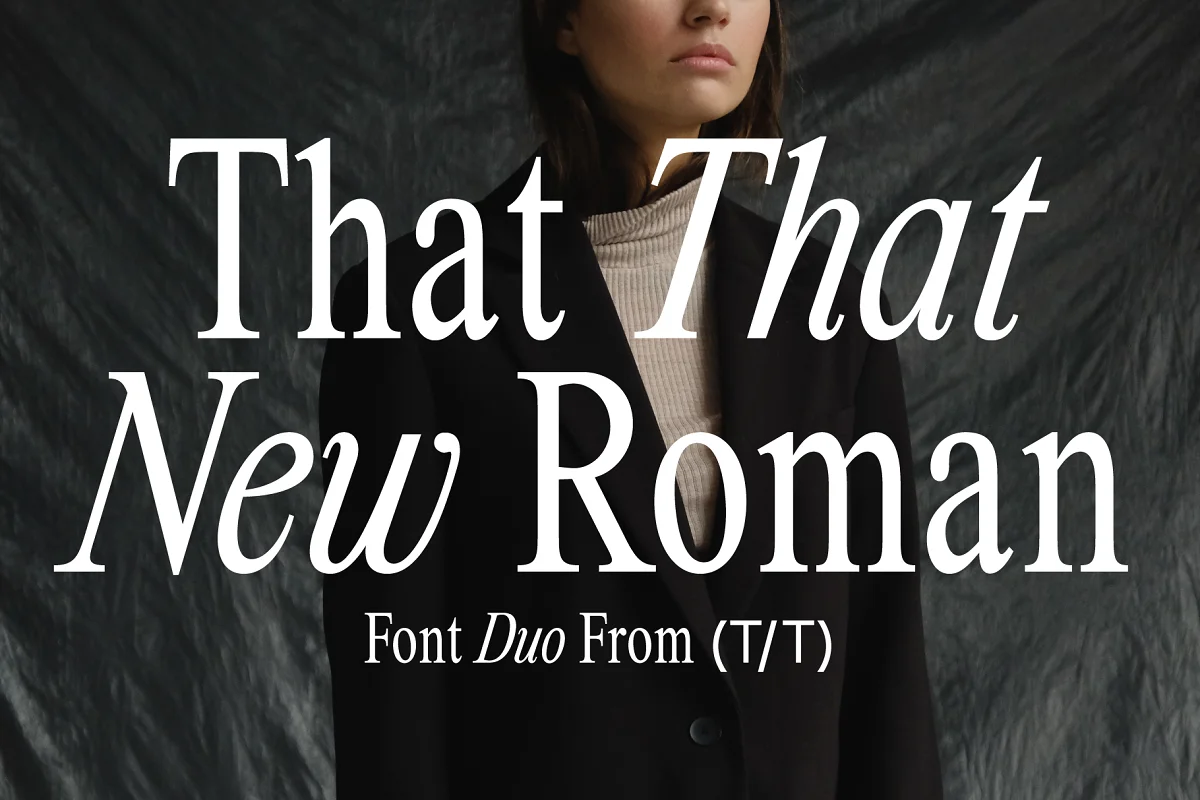 Nineties Editorial Duo Font Family Free Download