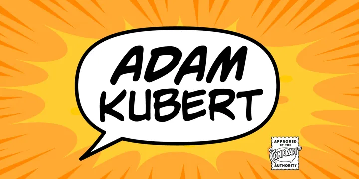 Adam Kubert Font Family Free Download