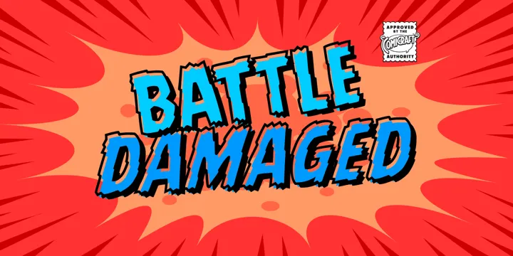 Battle Damaged Font Family Free Download