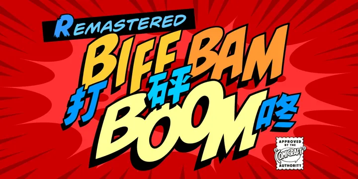 Biff Bam Boom Font Family Free Download