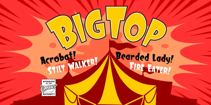 Big Top Font Family Free Download