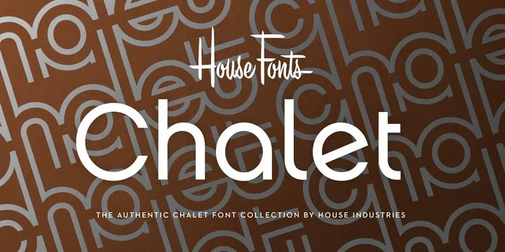 Chalet Font Family Free Download