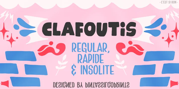 Clafoutis Font Family Free Download