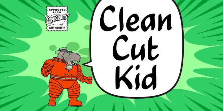 Clean Cut Kid Font Family Free Download