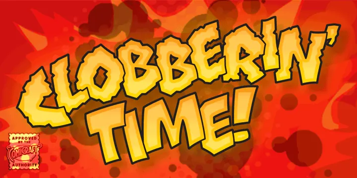 Clobberin Time Font Family Free Download