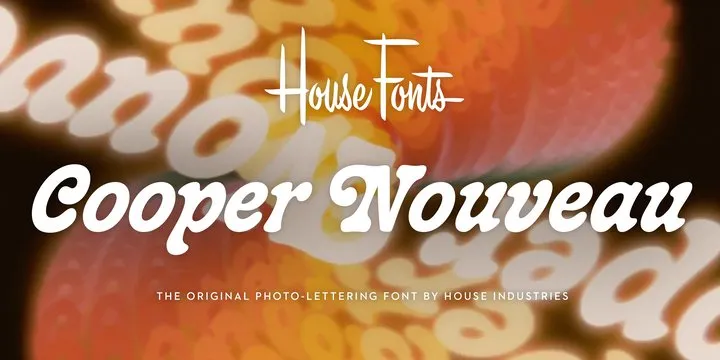 Cooper Nouveau Font Family Free Download