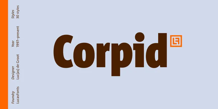 Corpid Font Family Free Download