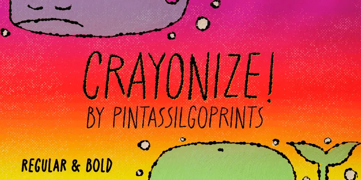 Crayonize Font Family Free Download