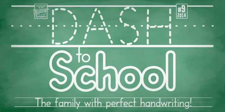 Dash To School Font Family Free Download