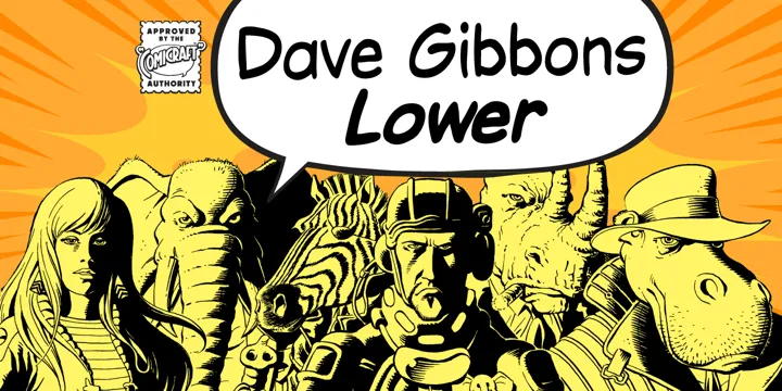 Dave Gibbons Lower Font Family Free Download