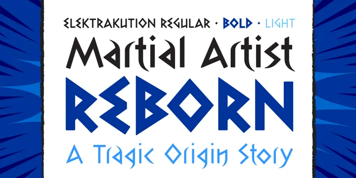 Elektrakution Font Family Free Download