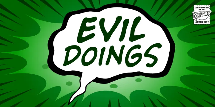 Evil Doings Font Family Free Download