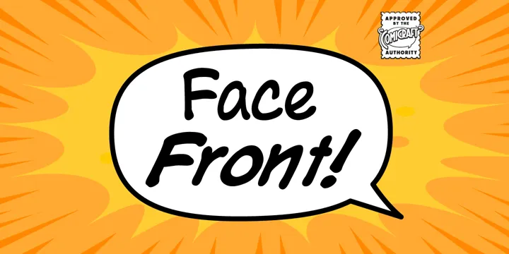 Face Front Font Family Free Download