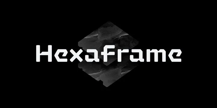Hexaframe CF Font Family Free Download
