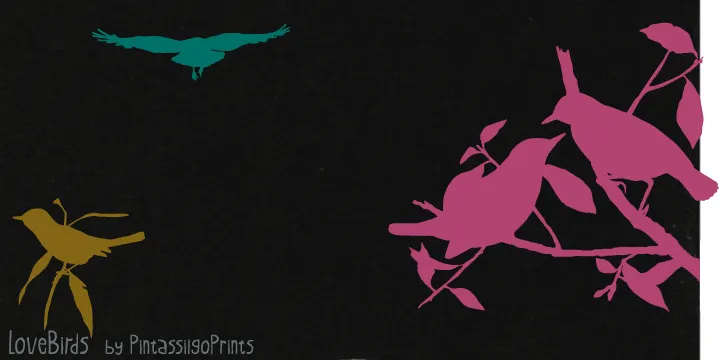 LoveBirds Font Family Free Download