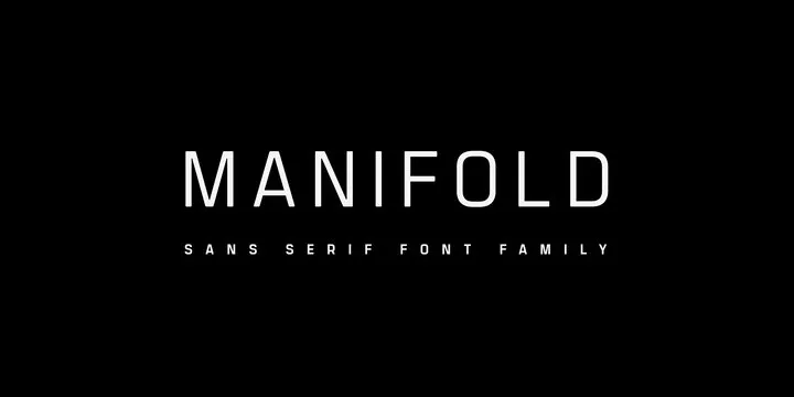 Manifold CF Font Family Free Download