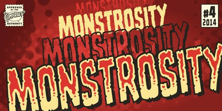Monstrosity Font Family Free Download