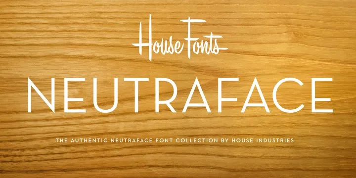 Neutraface Display Font Family Free Download