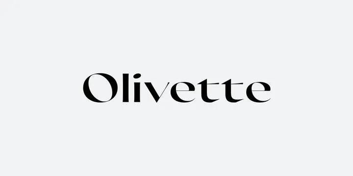 Olivette CF Font Family Free Download