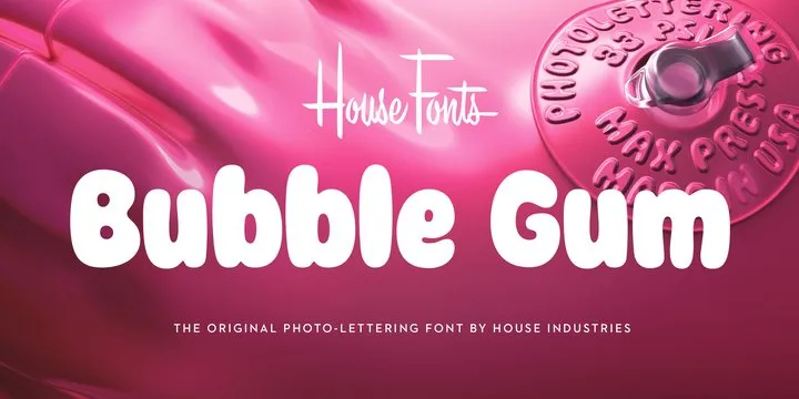 Plinc Bubble Gum Font Family Free Download