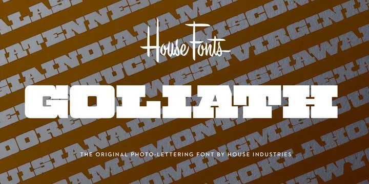 Plinc Goliath Font Family Free Download
