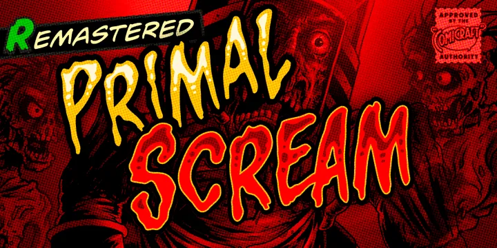 Primal Scream Font Family Free Download