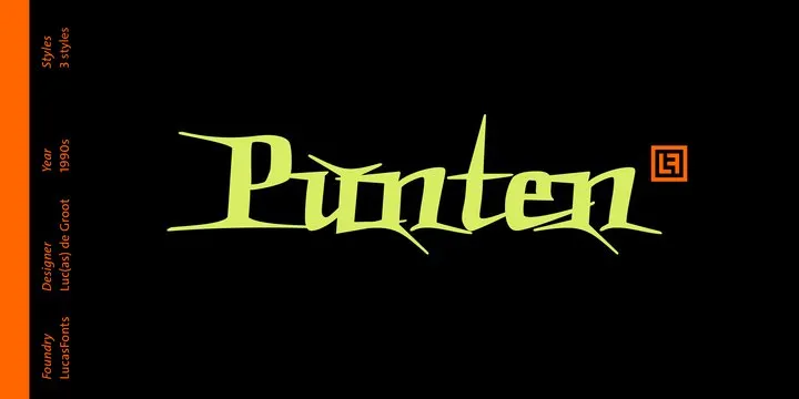 Punten Font Family Free Download