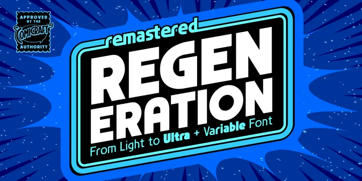 Regeneration Font Family Free Download