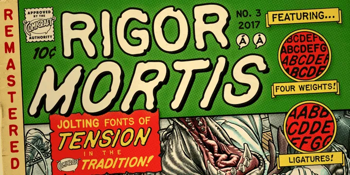 Rigor Mortis Font Family Free Download