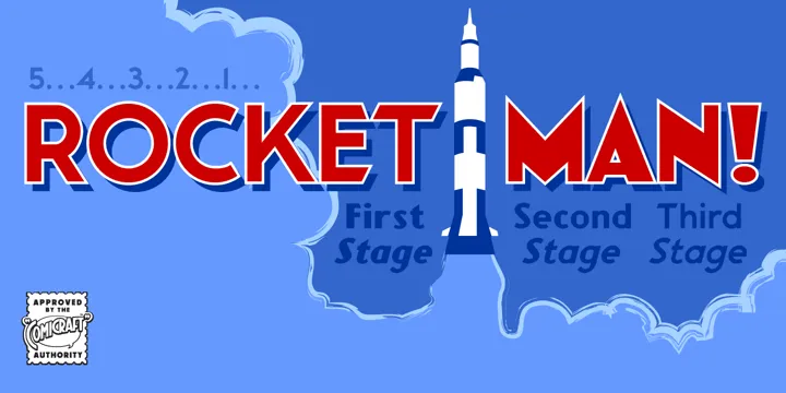 Rocket Man Font Family Free Download