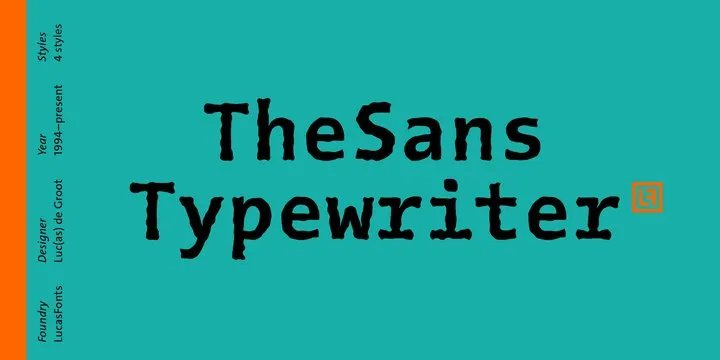 TheSans Typewriter Font Family Free Download