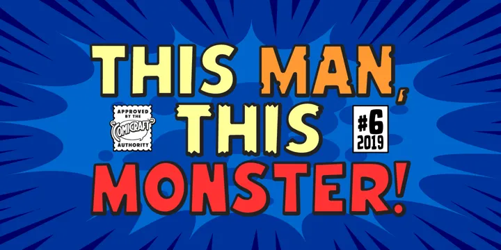 This Man This Monster Font Family Free Download