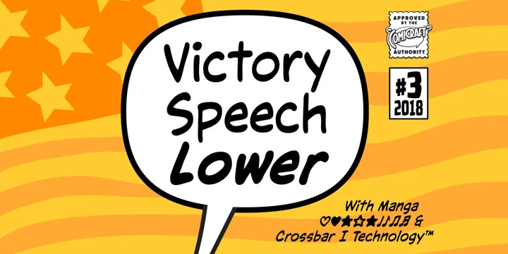 Victory Speech Lower Font Family Free Download