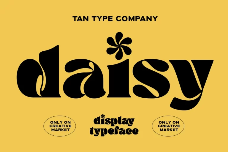 TAN DAISY Font Family Free Download