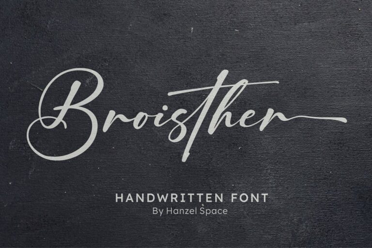 Broisther Handwritten Font Family Free Download