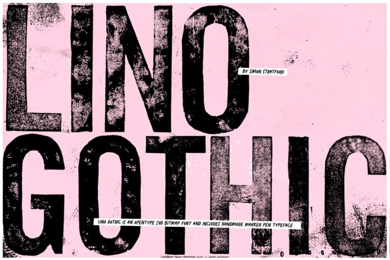 Display Lino Gothic Font Family Free Download